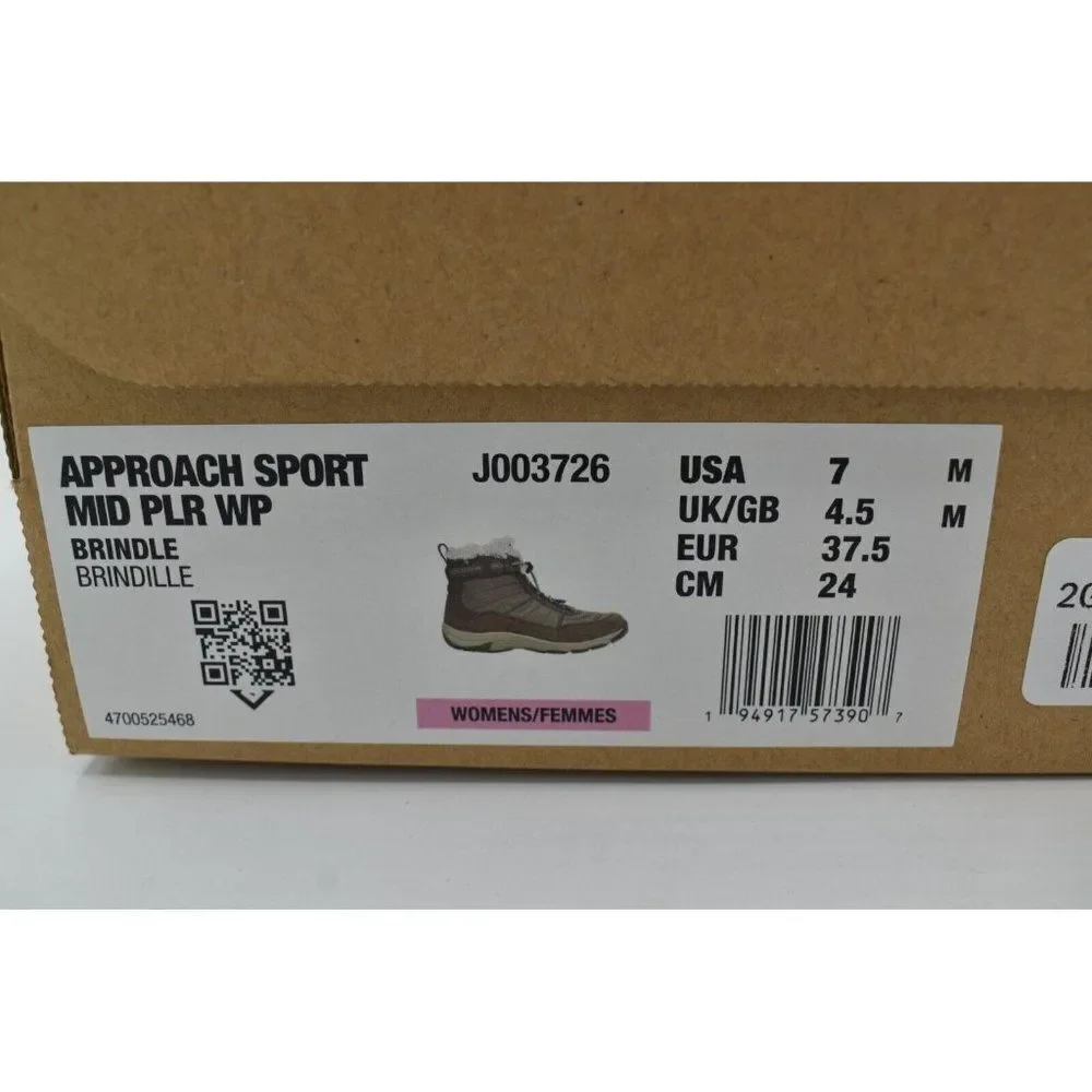 Merrell Womens Size‎ 7 Approach Sport Mid Polar Waterproof Snow Boots Shoes